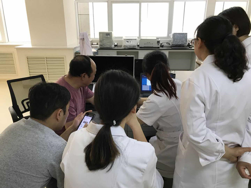 便携式91视频下载免费检测仪走进石家庄中冀康复医院治疗91视频下载免费方便快捷准确 便携式91视频下载免费检测仪走进石家庄中冀康复医院治疗91视频下载免费方便快捷准确