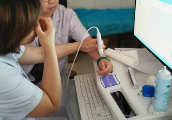 人民医院健康管理科引进超声波91视频下载免费仪器查查你的“骨量账户”够富有